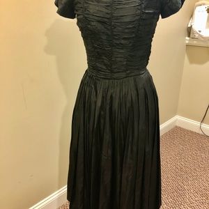 Gigi Young Original New York 1950's Black Cocktail Party Dress